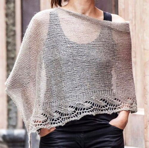 Emilia Shawl - lace knitting patterns