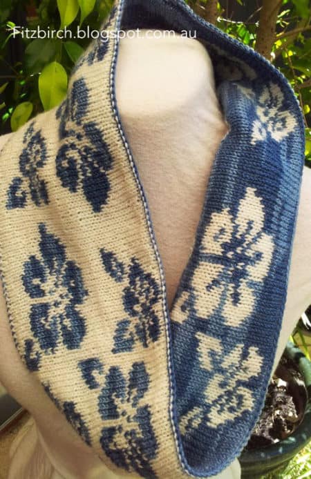 Floral Cowl - double knitting projects