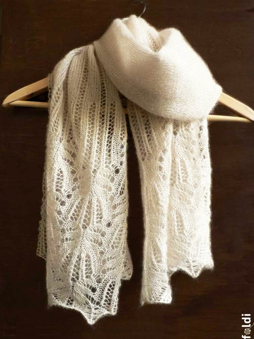 Mohair and Silk Shawl - lace knitting patterns
