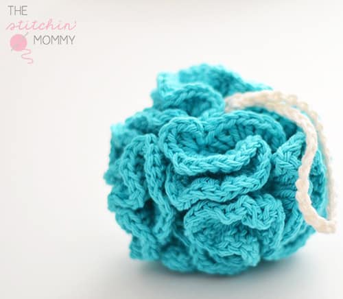 Puffy Bath Pouf - quick crochet projects