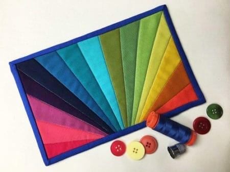 Rainbow Burst - mini quilt patterns