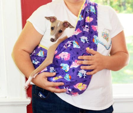 Soft and Cozy Pet Sling - sew for your pets