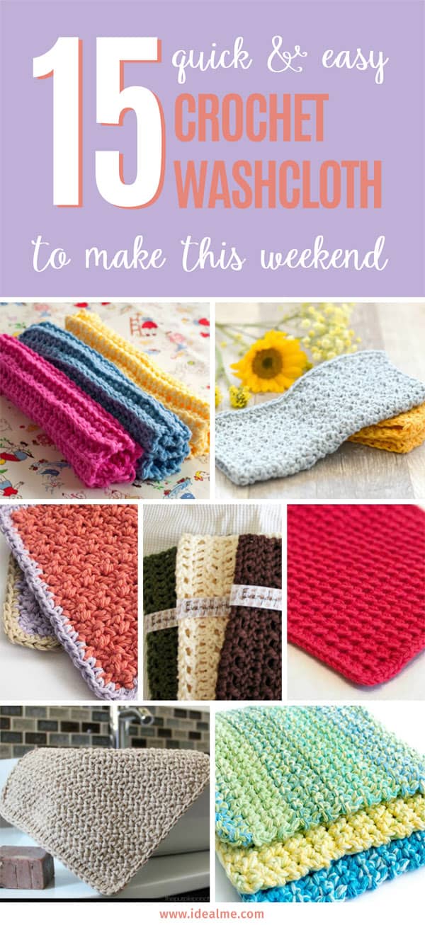 For a beginner, these easy crochet washcloths are the perfect projects to take on.