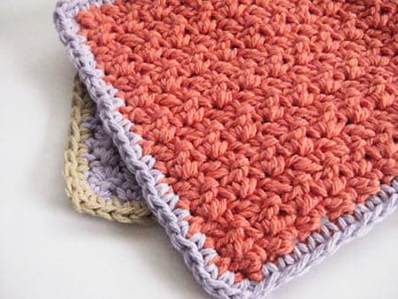 Easy Peasy - crochet washcloth