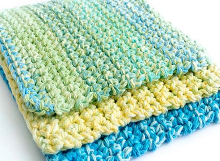 Easy _ Thick - crochet washcloth