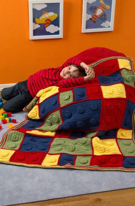 Building Blocks - free crochet blanket patterns