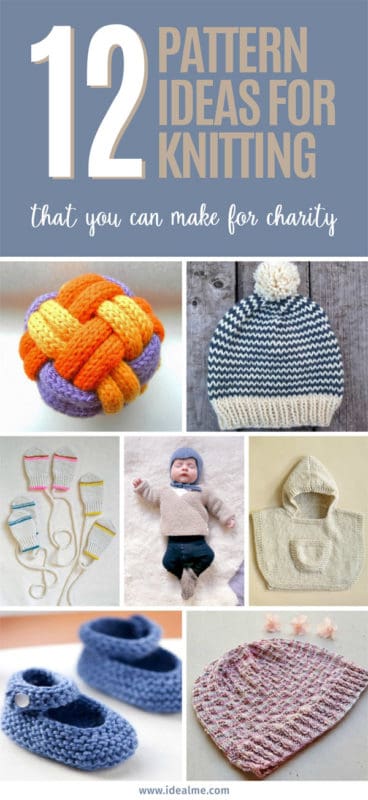 These pattern ideas for knitting are just a few of what you could make and donate to someone who truly needs it. #knittingpatterns #knitpatterns #knitforcharity #charityknits #knitting