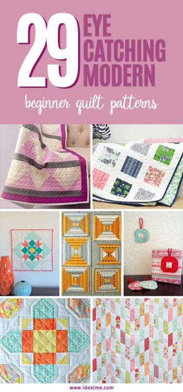 29 Eye Catching Modern Beginner Quilt Patterns