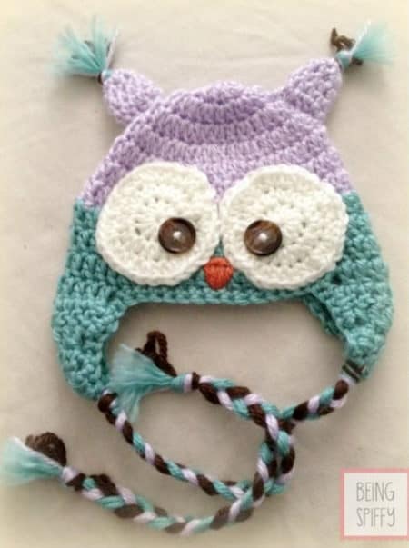 Hoot the Owl Baby Hat