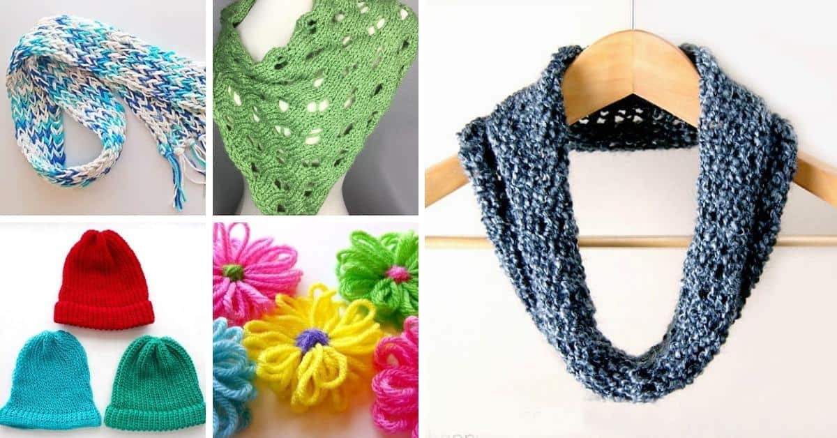 20 Loom Knitting that are Easy for Beginners - Ideal Me
