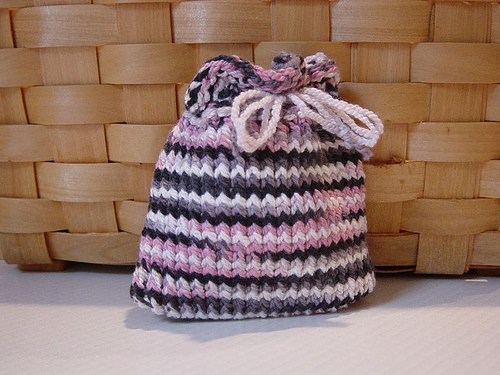 Quick Loom Knitted Gift Pouch