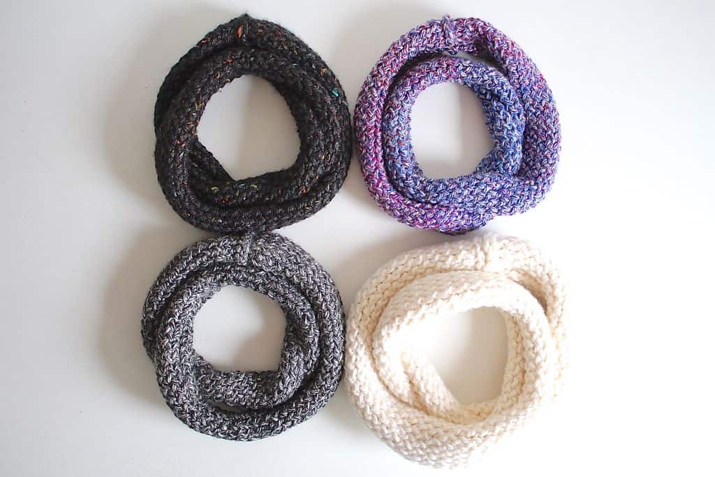How To Knit An Infinity Scarf On A Loom