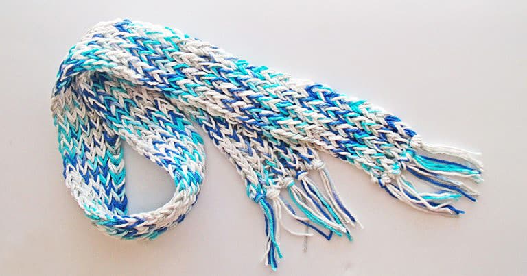 Loom Knit Scarf for Beginners
