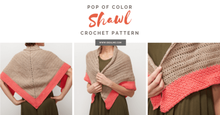 Pop of Color Shawl Crochet Pattern
