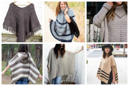 If you want to learn how to make a poncho, this list of 18 free crochet poncho patterns will help you. Pick your favorite from this bunch and start creating. #CrochetPonchoPatterns #FreeCrochetPatterns #CrochetAddict