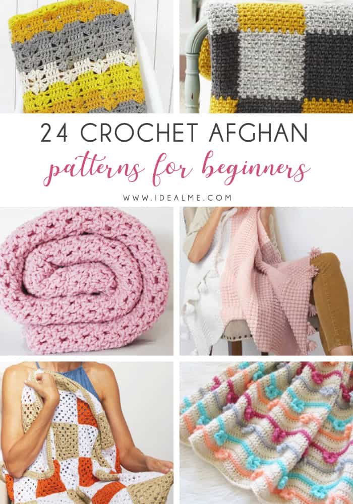 Crochet afghans are colorful and exciting and full of life. There’s so much room for creativity in these crochet blanket patterns. #CrochetAfghans #CrochetPatterns #CrochetBlankets