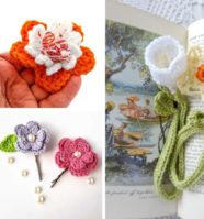 12 Easy Crochet Flower Accessories