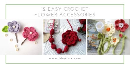 Learn how to crochet a flower and bring the magic of nature into your life with these crochet patterns. Each one is unique and colorful. #CrochetFlowerPatterns #CrochetPatterns #FreeCrochetPatterns