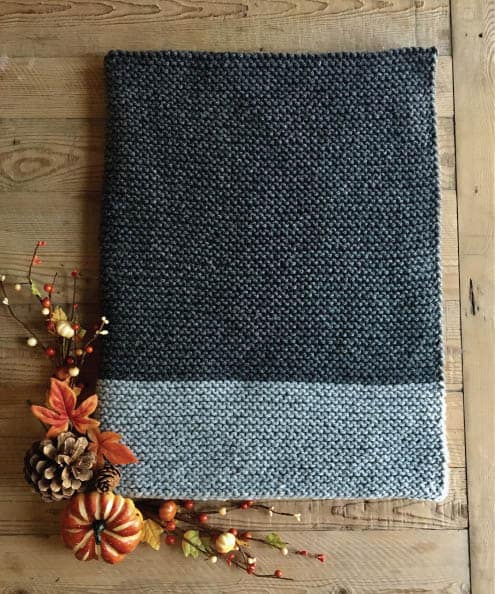 Fall Baby Blanket - These knitting patterns for baby blankets are easy and adorable you might find yourself making more than just one! #knittingpatterns #babyblanketknittingpatterns #babyblankets