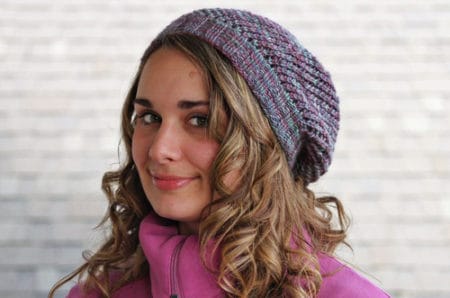 Mystic Fog Beanie - These 23 easy knitting patterns for hats are a perfect starting place for beginners, and they’re fun to do for even seasoned knitters. #knittingpatterns #knithatpatterns