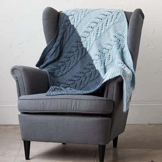 Pemberley Blanket - These knitting patterns for baby blankets are easy and adorable you might find yourself making more than just one! #knittingpatterns #babyblanketknittingpatterns #babyblankets