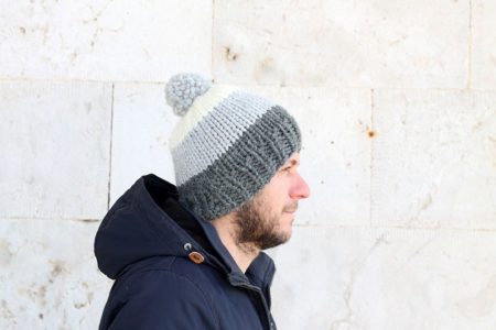 The Hektor - These 23 easy knitting patterns for hats are a perfect starting place for beginners, and they’re fun to do for even seasoned knitters. #knittingpatterns #knithatpatterns