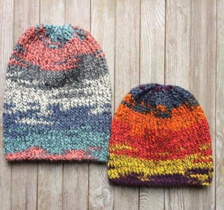 The Newport Beanie - These 23 easy knitting patterns for hats are a perfect starting place for beginners, and they’re fun to do for even seasoned knitters. #knittingpatterns #knithatpatterns