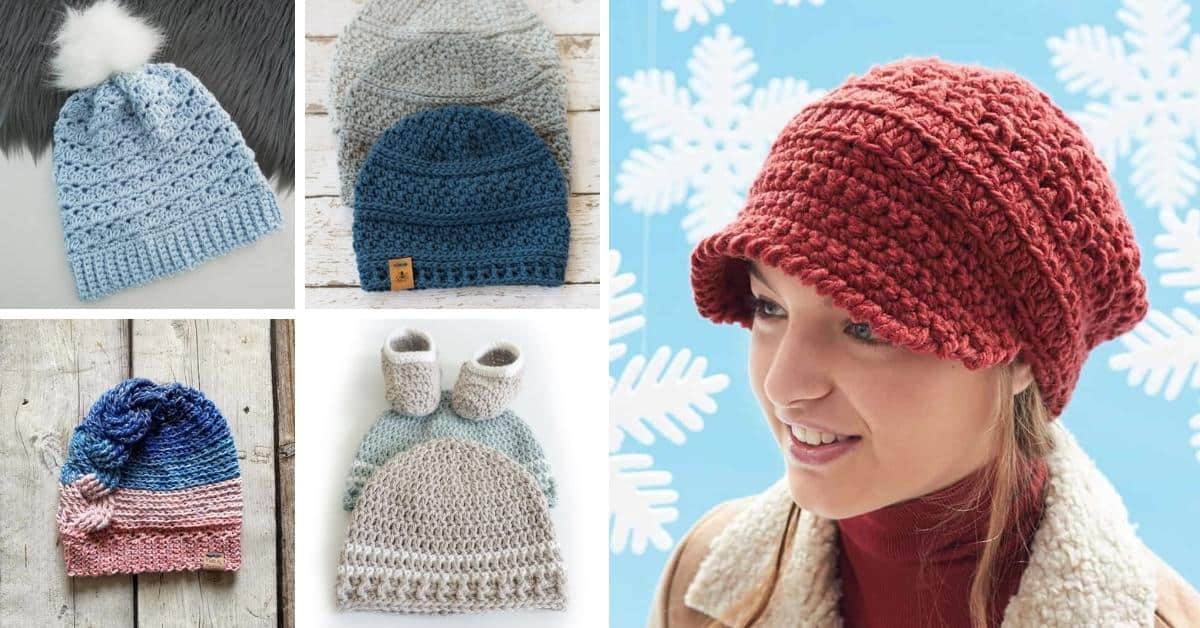 Free Crochet Winter Hat Pattern with Gorgeous Texture