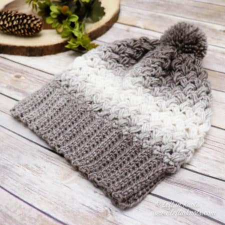 Crochet Coffee Bean Beanie - These 26 crochet winter hat patterns are perfect to create a winter hat accessory that you love and can rely on. #crochetwinterhat #crochetpatterns #crochethatpatterns