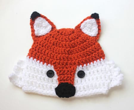 Crochet Fox Hat - These 26 crochet winter hat patterns are perfect to create a winter hat accessory that you love and can rely on. #crochetwinterhat #crochetpatterns #crochethatpatterns