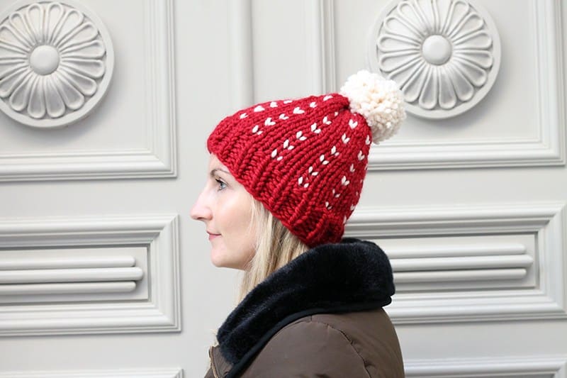 Fair Isle Hat - Explore these 11 free Fair Isle holiday knit patterns that will turn your knit projects from ordinary to holiday ready!  #fairisleknit #holidayknits