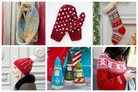 11 Free Fair Isle Holiday Knit Patterns - Explore these 11 free Fair Isle holiday knit patterns that will turn your knit projects from ordinary to holiday ready! #fairisleknit #holidayknits