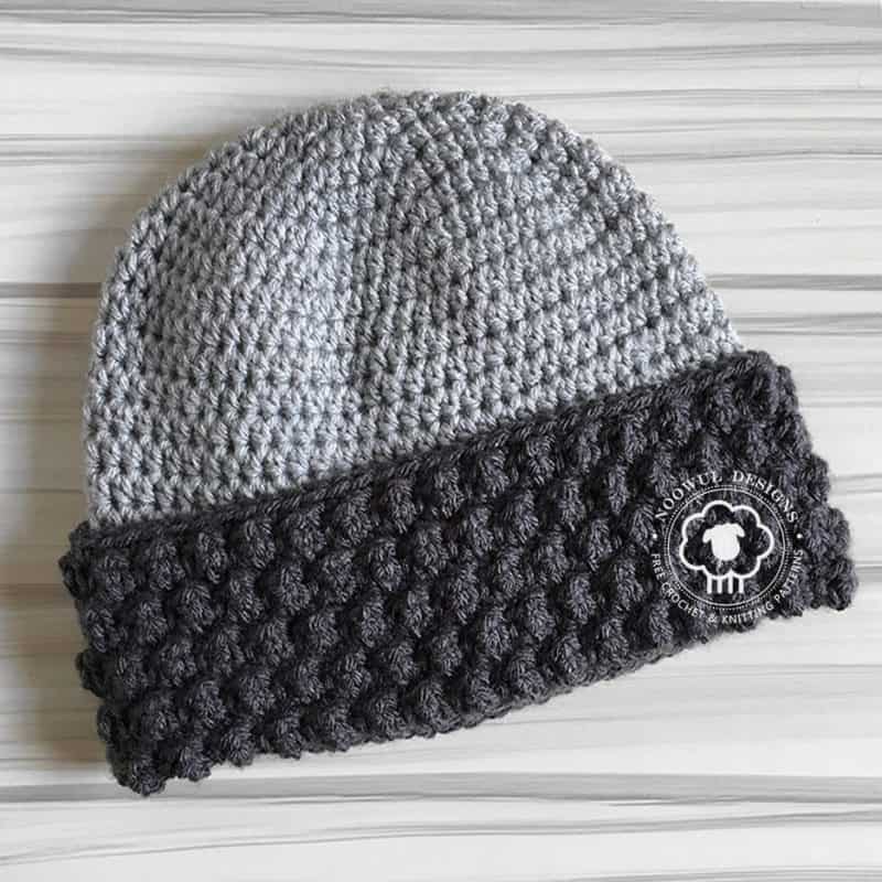 Klem Hat - These 26 crochet winter hat patterns are perfect to create a winter hat accessory that you love and can rely on. #crochetwinterhat #crochetpatterns #crochethatpatterns