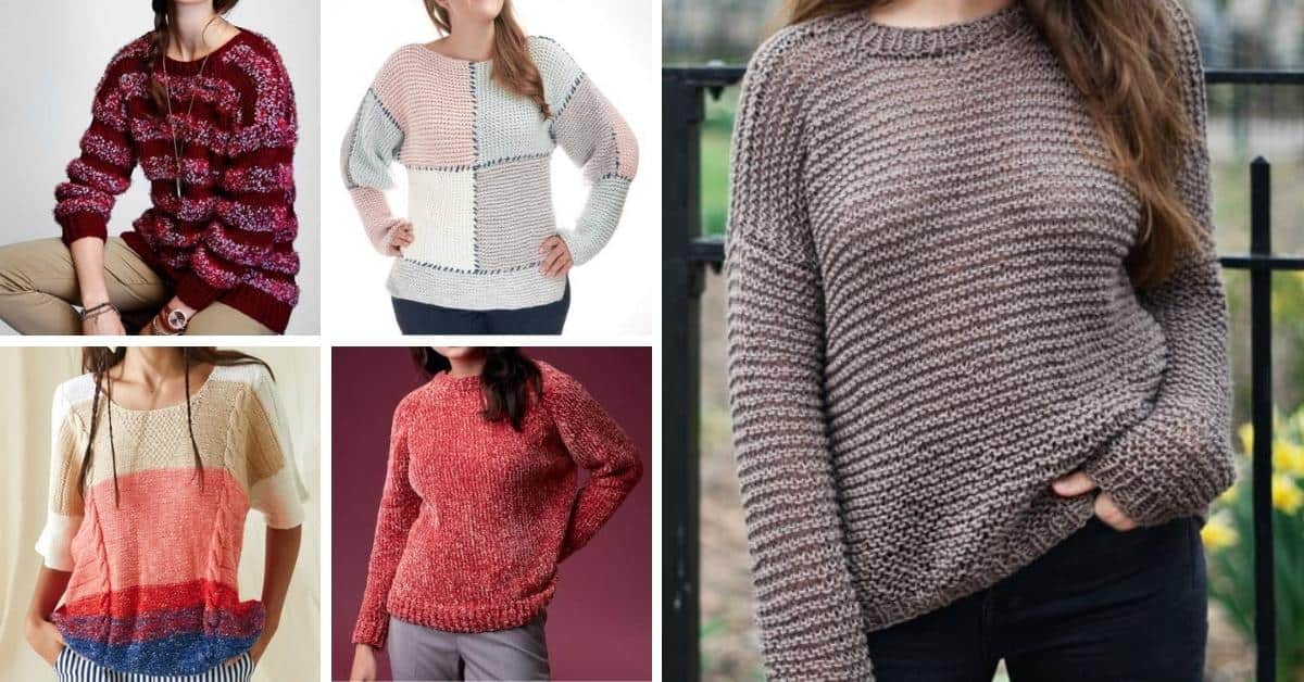 How to Knit a Top Down Pullover, Easy Knitting Pattern Tutorial, Raglan  Shaping