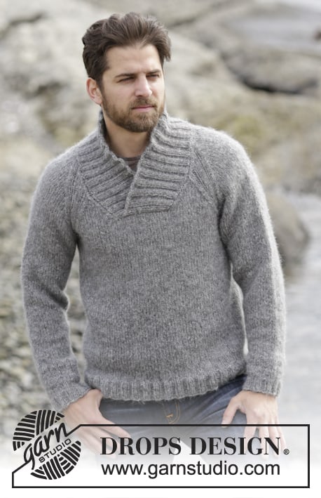 Aberdeen Sweater - Keep yourself warm and comfy this season by knitting one of these knitted sweater patterns. You can choose from the basic pullover to a more daring design. #knittedsweaterpatterns #knittingpatterns #knitsweaterpatterns