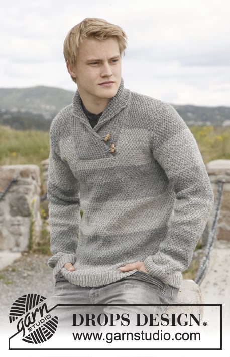 Limestone Sweater - Keep yourself warm and comfy this season by knitting one of these knitted sweater patterns. You can choose from the basic pullover to a more daring design. #knittedsweaterpatterns #knittingpatterns #knitsweaterpatterns