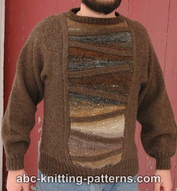 Men's Nice and Neutral Knit Sweater - Keep yourself warm and comfy this season by knitting one of these knitted sweater patterns. You can choose from the basic pullover to a more daring design. #knittedsweaterpatterns #knittingpatterns #knitsweaterpatterns