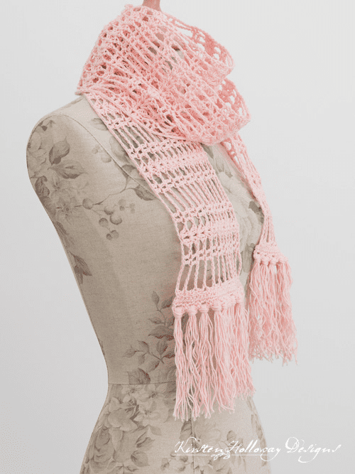 Easy Lace Scarf Pattern for Beginners
