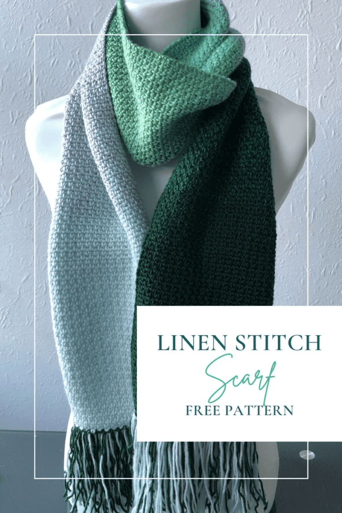 Easy Linen Stitch Scarf Pattern
