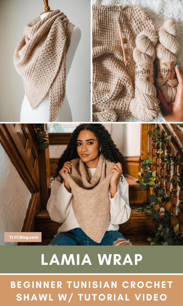 Lamia Tunisian Crochet Wrap