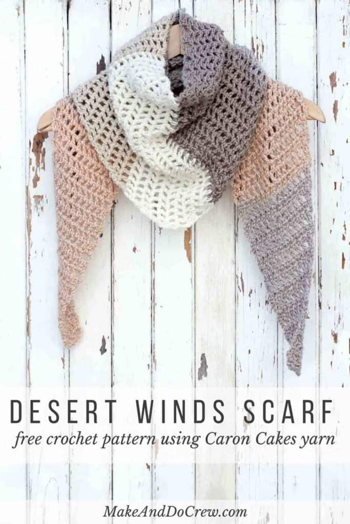 Desert Winds Crochet Scarf