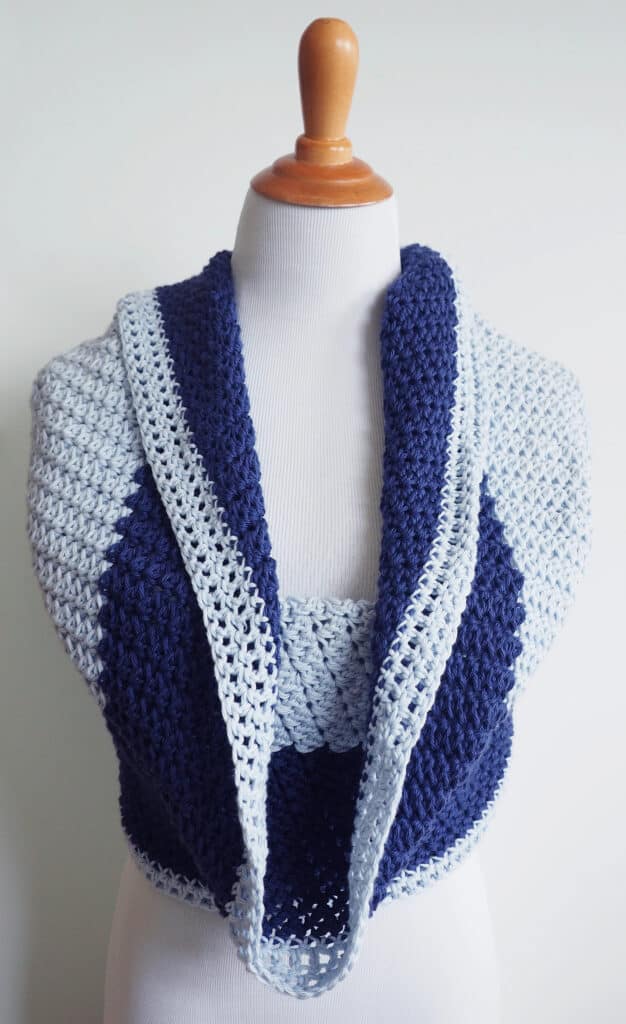 Ocean Swell Crochet Mobius Wrap