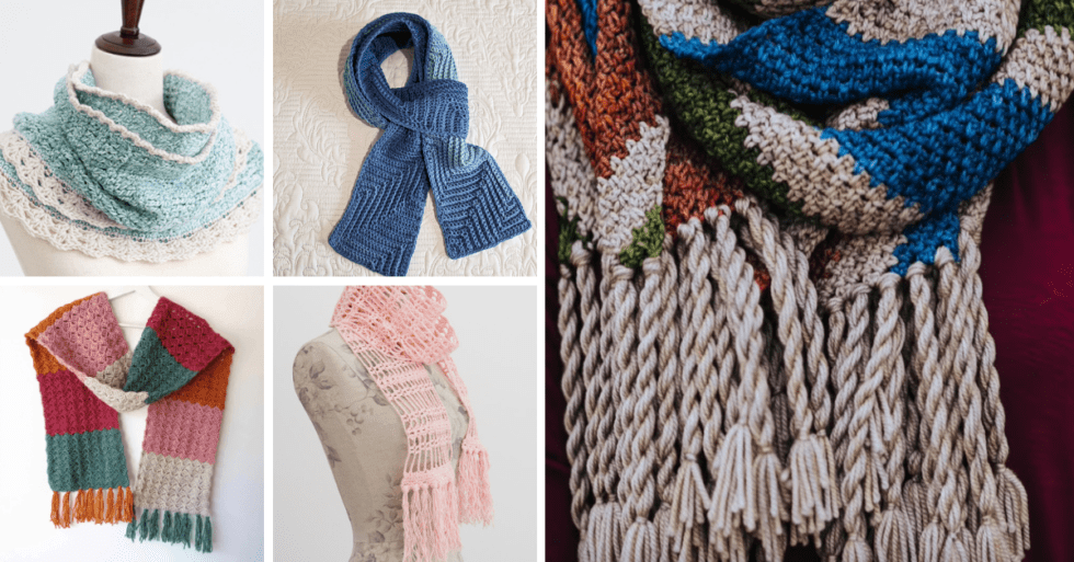 30+ Easy Crochet Scarf Patterns For Beginners - Featured Image Rectangle