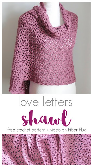 Love Letters Crochet Shawl