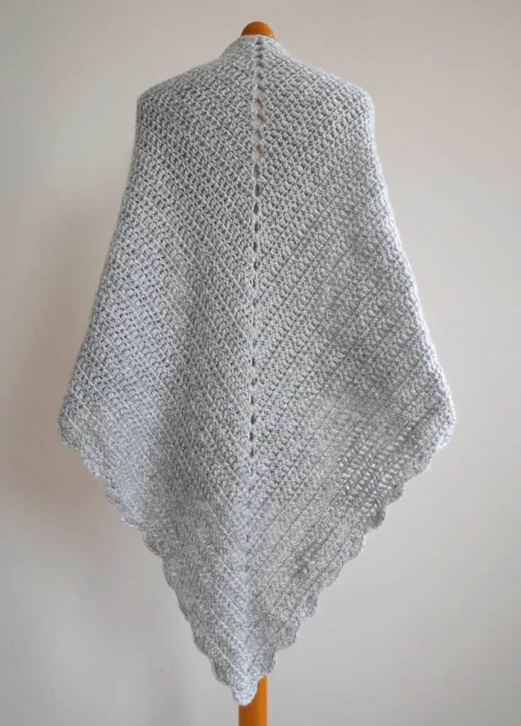 Beginner Triangle Crochet Shawl