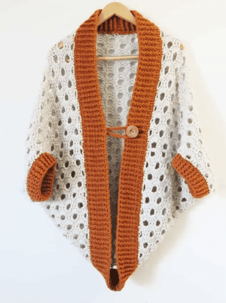 7-Hour Beginner Crochet Cardigan Pattern