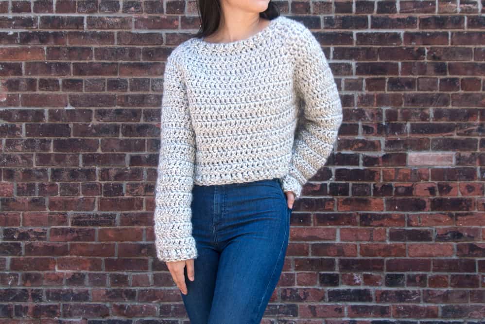 Brooklyn Chunky Crochet Sweater Pattern