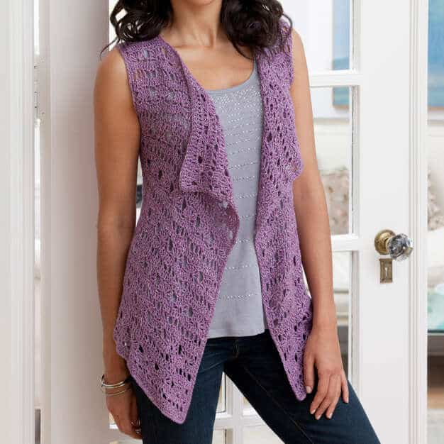 Drapey Vest Crochet Pattern