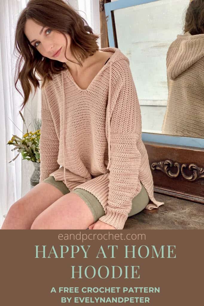 Happy At Home Hoodie Crochet Pattern