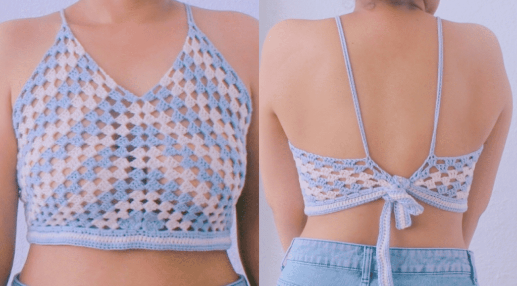 Crochet Summer Breeze Crop Top 